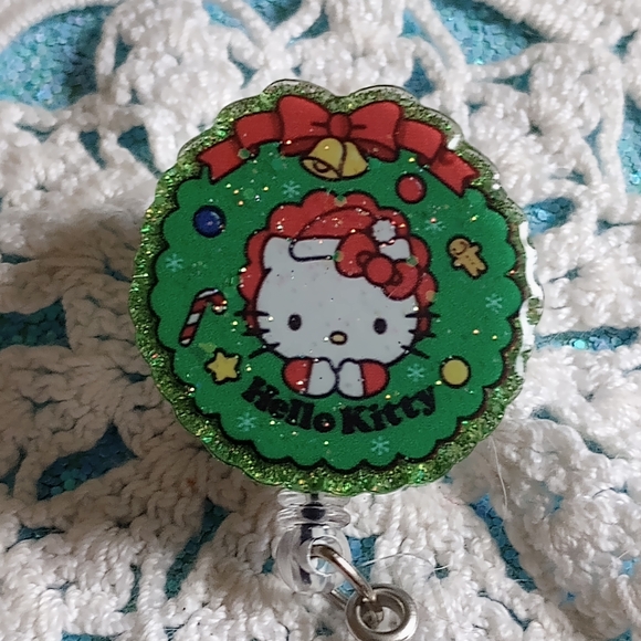 Hello kitty Christmas badge reel - Picture 7 of 7